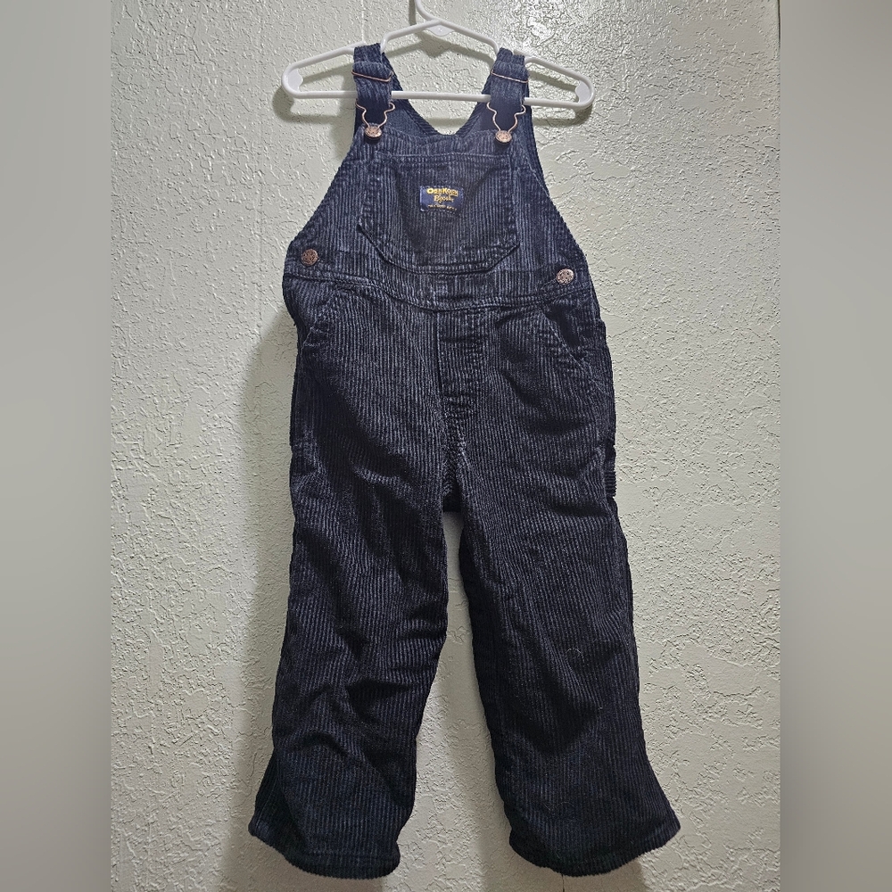 OshKosh B'gosh Black Coudroy Overalls